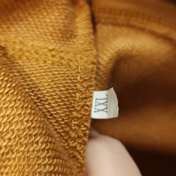 SHEIN Gold & Gray Oversized Hoodie with Pockets Sz XXL - Picture 8 of 8